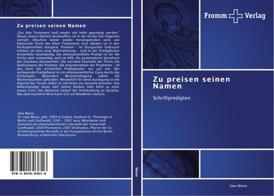 Zu preisen seinen Namen Uwe Weise
