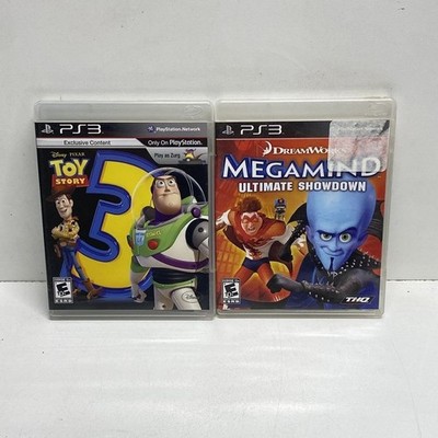 Toy Story 3 Megamind Ultimate Showdown 2 PS3 Game Lot Sony