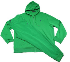 Polo Ralph Lauren Men s Lime Green Sweatsuit Large/Extra Large