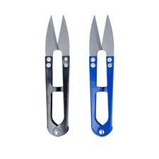 Nahtschere Set, 2 St&uuml;ck in Blau und Schwarz, Beidh&auml;ndig, Gerade Klinge, 759232