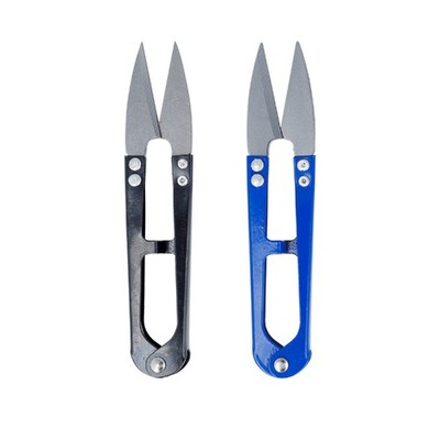 Nahtschere Set, 2 Stück in Blau und Schwarz, Beidhändig, Gerade Klinge, 759232