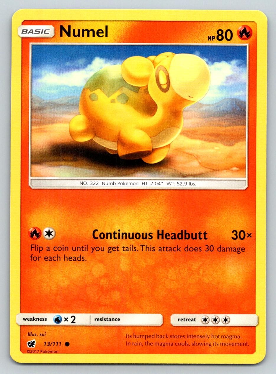 NUMEL 13/111 C CRIMSON INVASION POKEMON LP SUI