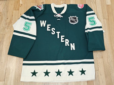 Nicklas Lidstrom 2004 NHL All Star Western Conference Jersey sz 52 Red Wings MIC