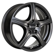 1x RONAL RONAL R56 mattschwarz 7.0Jx17 5x112 ET45