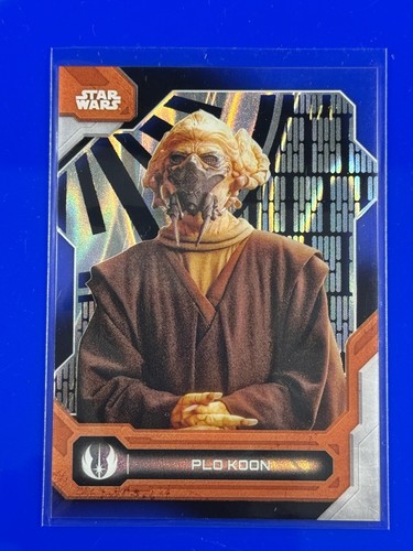 Plo Koon Attack of the Clones Black 1/1 Topps Star Wars High Tek 2024 #79