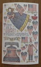 Creative Imaginations By Debbie Mumm Collector's Sticker Sheet Fourth Of July