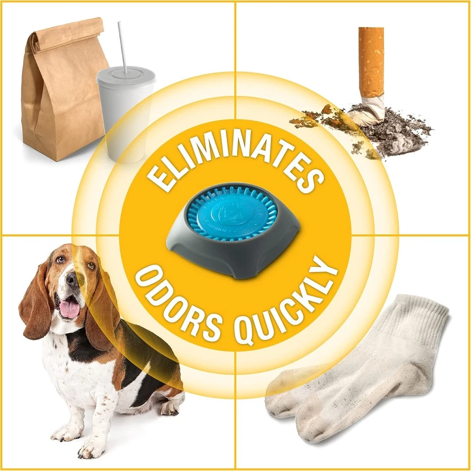 LOTE DE 3 ambientadores de aire de coche con ráfaga limpia de brazo y martillo 9 TOTAL, NUEVO Foto 4 de 4