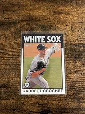 2021 Topps #86B-39 Garrett Crochet 1986 Topps 35th Anniversary Rookie Card
