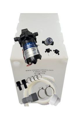 #ad #ad Class A Customs 42 Gallon RV Concession Fresh Water Tank with Plumbing Kit ... $213.68