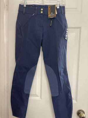 ARIAT Riding Pants Women s 22 Long Core Control Technology Blue Equestrian NEW
