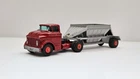 Vintage Lesney Matchbox King Size K-4 Fruehauf Hopper Train Red Semi Truck 1960s