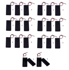 (Pack of 20 2 AA Battery Holder with Switch, 2X 1.5V AA Battery Holder Case w...
