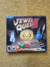 Jewel Quest II Standard Case PC CD-ROM Software iWin Gem Matching