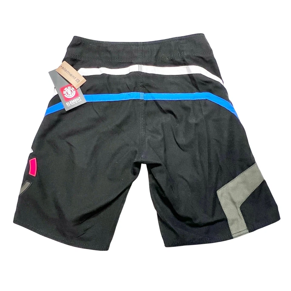 Element Pantalones Cortos Niños Jóvenes 26 Negro Blanco Azul Gris Traje de Baño Bañador Poliéster Nuevo Foto 2 de 4