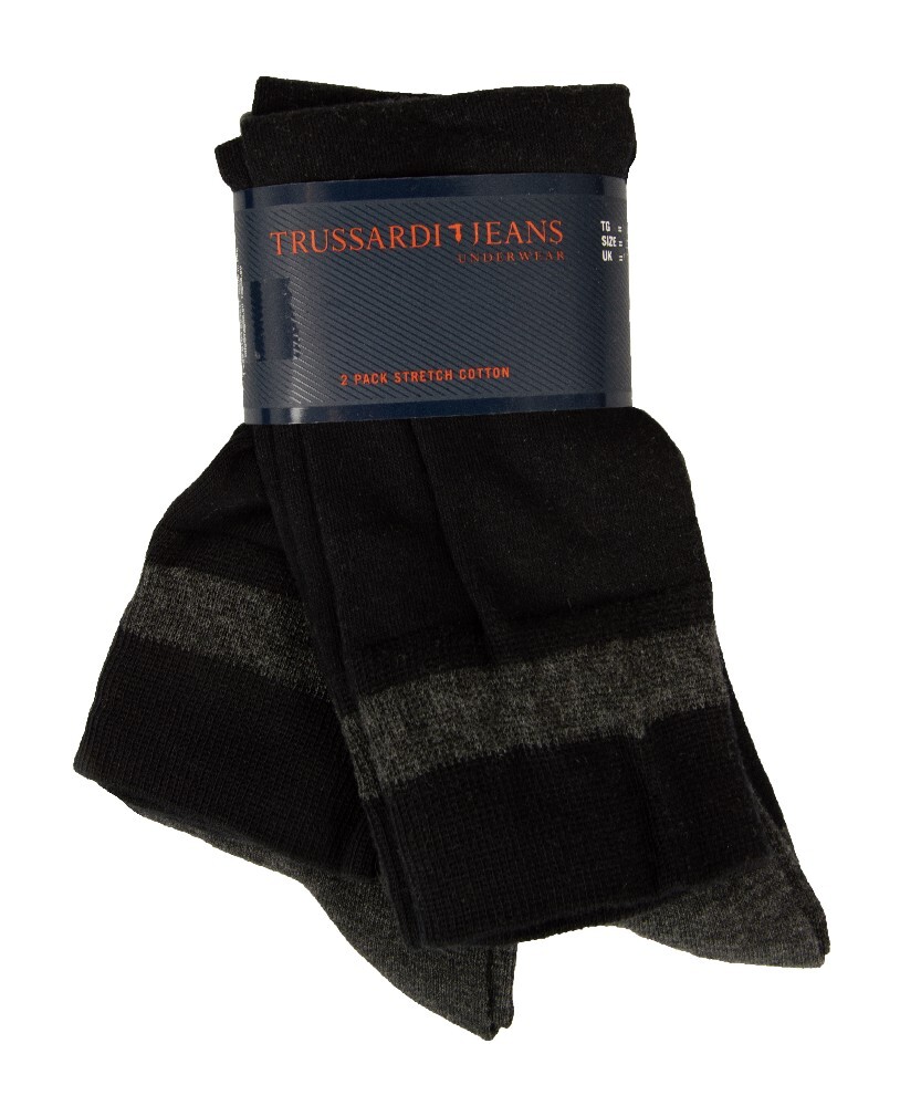 Джинсы Baumwollsocken TRUSSARDI из эластичного трикотажа в двухслойной упаковке 2 шт 5490₽