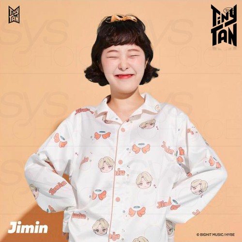 Pigiama viso grande BTS TinyTAN merce autentica ufficiale + numero di tracking - Foto 7 di 15
