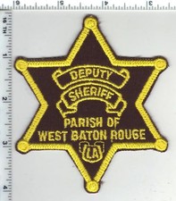 Parish of West Baton Rouge (Louisiana) Deputy Sheriff Shoulder Patch 1980's