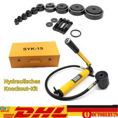 15 T HYDRAULISCH BLECHLOCHER LOCHSTANZE ZYLINDER EFFIZIENT HYDRAULIKPUMPE SET