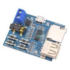 2PCS TF/U Disk MP3 Format Decoder Board Amplifier Decoding Audio Player Module