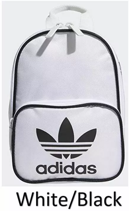 Adidas originals mini backpack in black and shop white spots