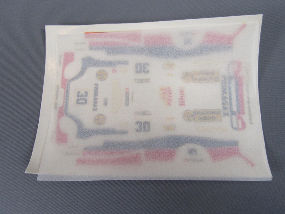 A981 Vintage Decal Roundel le Mans 1983 #30 Primagaz Skateboard Decal - Image 3 of 4