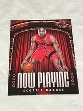 SCOTTIE BARNES!! 2021-22 Panini Hoops Basketball Now Playing Insert RC Rookie #4