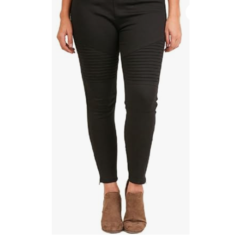 Moto Jeggings Umgee Jeggings Umgee Washed Black Moto Jeggings