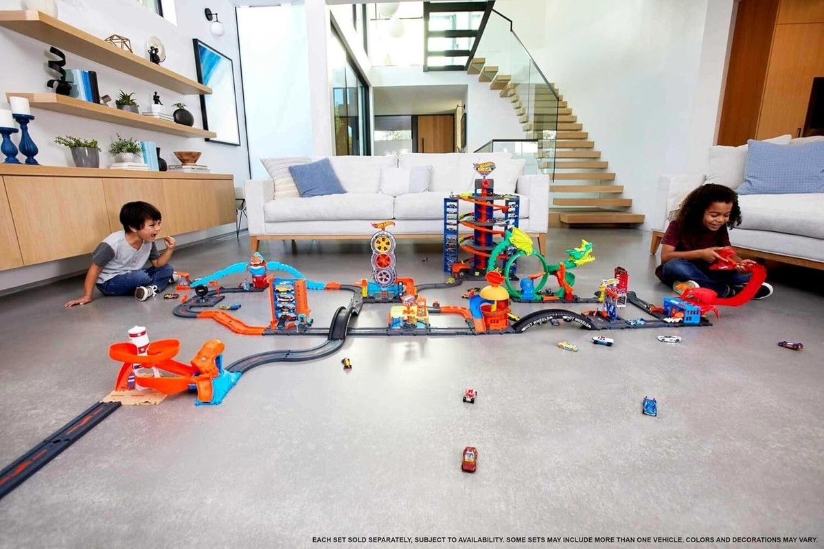Hot Wheels Track Builder Car & Mega Track Pack for sale