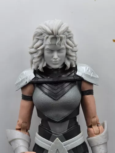 Impresión 3D ROGUE CABEZA GRANDE #1. Multiverso Marvel Select McFarlane DC de 1:10 7"