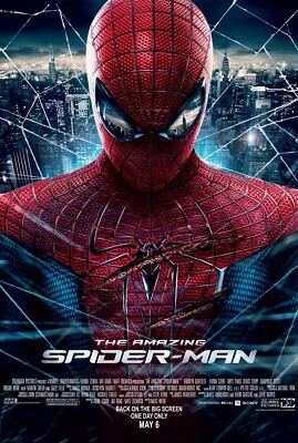 2012 The Amazing Spiderman Movie Poster 11X17 Peter Parker Garfield Marvel 🕷🍿