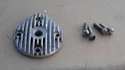 SUPER HURRICANE 24 GAS/NITRO MODEL AIRPLANE ENGINE CYLINDER HEAD & SCREWS