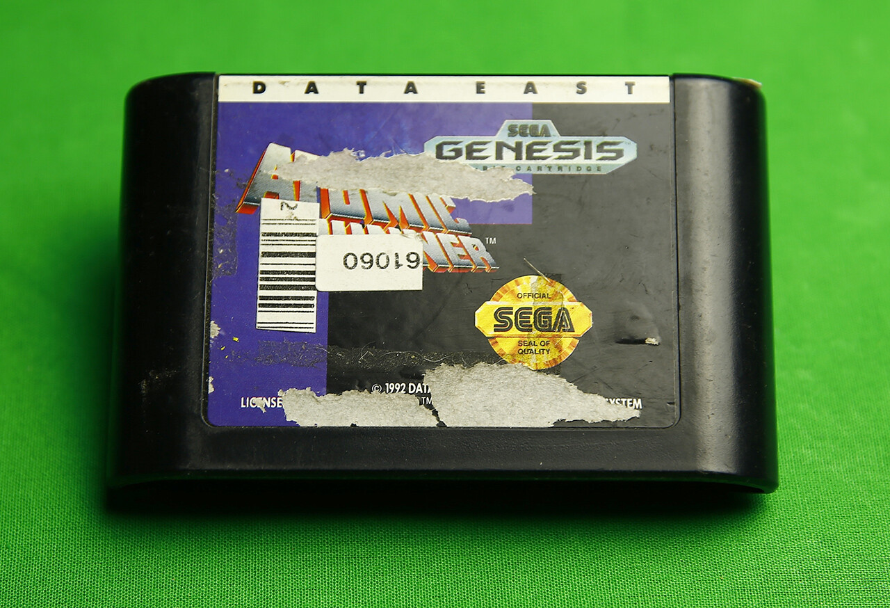 Atomic Runner by Data East • Sega Genesis/Mega Drive System/Console • Action/Adv