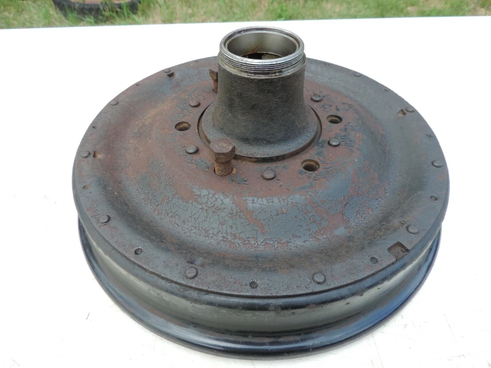 Packard 1934 1935 vintage años 30? Tambor de freno delantero/buje de rueda - Good Survivor Foto 2 de 4