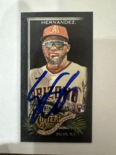 Yonny Hernandez Autographed In person 2022 Topps Allen & Ginter Mini Black (RC)