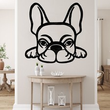 Pug Outline Cut out, Wood plaque sign, Home decor, Craft supplies