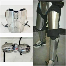 Mandalorian Armor Suit Inspired Leg Armor, Jacket Breastplate, Shoulder SCA LARP