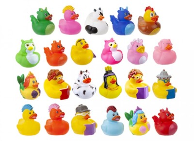 rubber-ducks-novelty-mix-character-duck-sets-bath-time-play-toys-4-6
