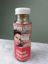 VTG 80s Evenflo Bottle Glass Nurser 8oz Includes Nipple New Package NOS USA 1981