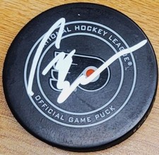 AUTOGRAPHED CRAIG BERUBE  Philadelphia Flyers Game Hockey Puck -w/COA