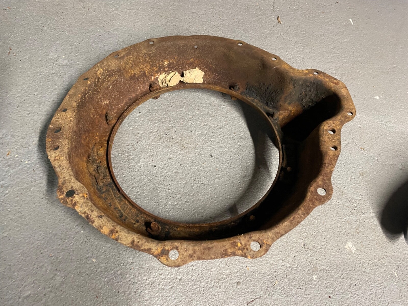 19491953 Ford Flathead V8 Cast Iron Transmission Adapter Bell Housing