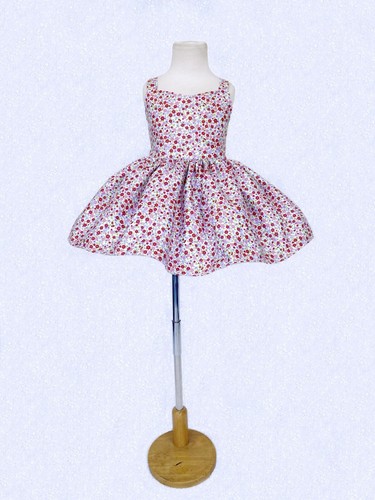 Knee Length Patterned Junior Toddler Dress Spring Summer Birthday Pageant 2 4 6 - Picture 11 of 98