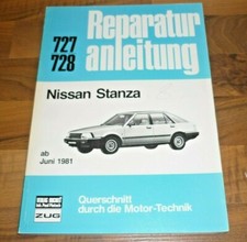 Nissan Stanza T11 1981- Engine Gearbox Chassis Electrics Workshop Manual