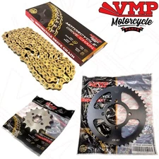 Yamaha YBR 125 2007-2016 Heavy Duty Gold Chain Front Rear Sprocket kit