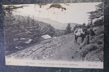 1923 postcard FRANCE Le Chrea Vue Des Montagnes  posted