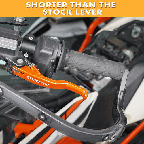 Two Fingers Billet Short Clutch Lever For KTM 690 Enduro R/SMC R 2014 2015-2022 - Picture 2 of 15