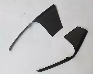 Cubiertas de marco multimedia interiores de fibra de carbono 3 piezas para Nissan GT-R R35 2008-2016 - Imagen 3 de 6