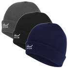 ISLAND GREEN MENS ESSENTIALS THERMAL WINDPROOF GOLF BEANIE HAT - ALL COLOURS