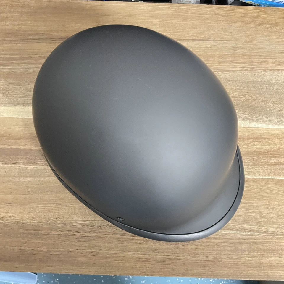 Casco de motocicleta Half Shell DOT FMVSS 218, XL negro Foto 2 de 4