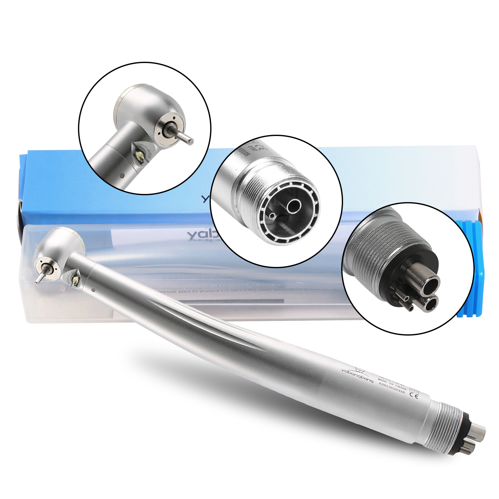 Yabang High Speed Dental Fiber Optic E-generator LED Handpiece