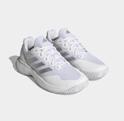 NEW Adidas Game Court 2.0 Women's Tennis Shoes Sports Training Shoe White, 8
